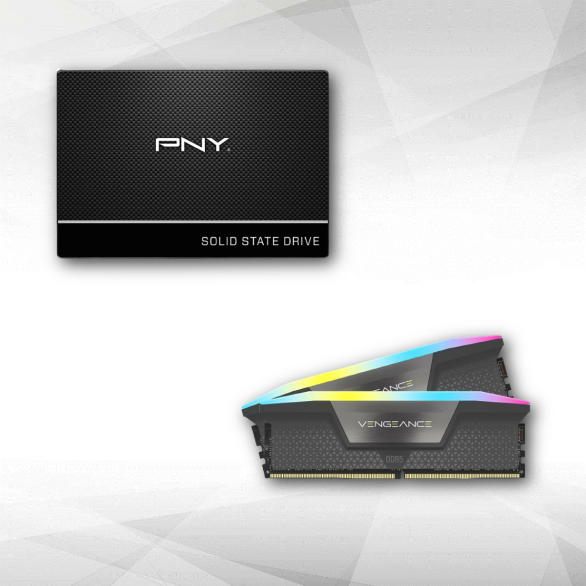 PNY CS900 SATA + Vengeance RGB DDR5 32 Go