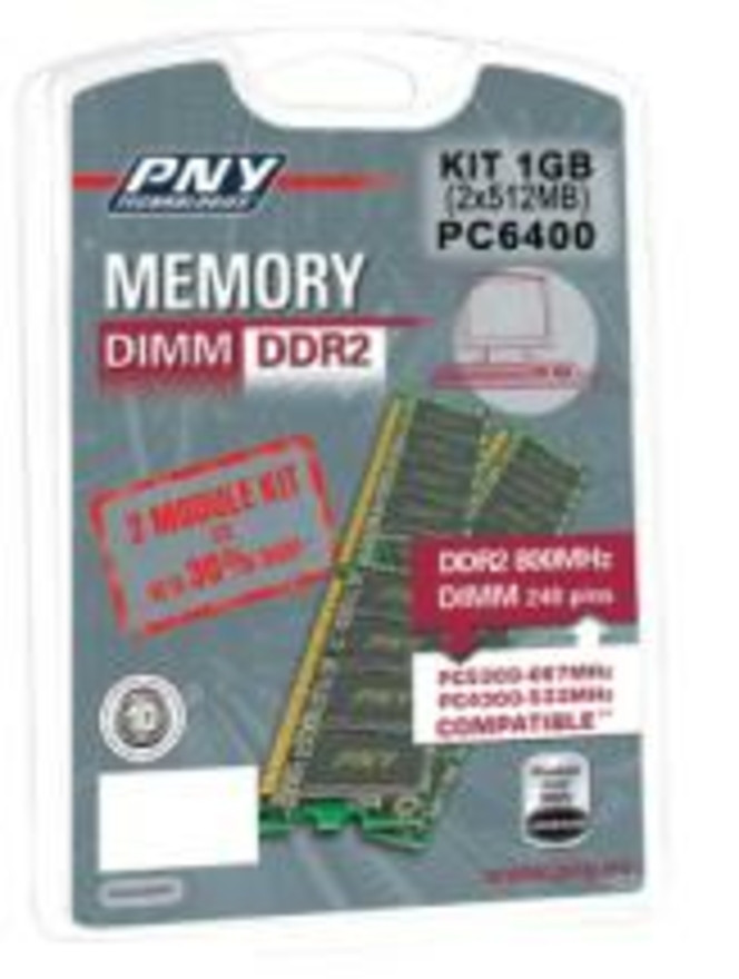 PNY DDR2 PC6400 800Mhz