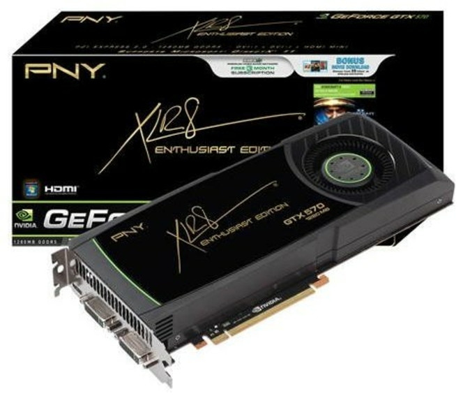 PNY GeForce GTX 570 boÃ®te