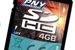 PNY SDHC 4 Go Classe 4