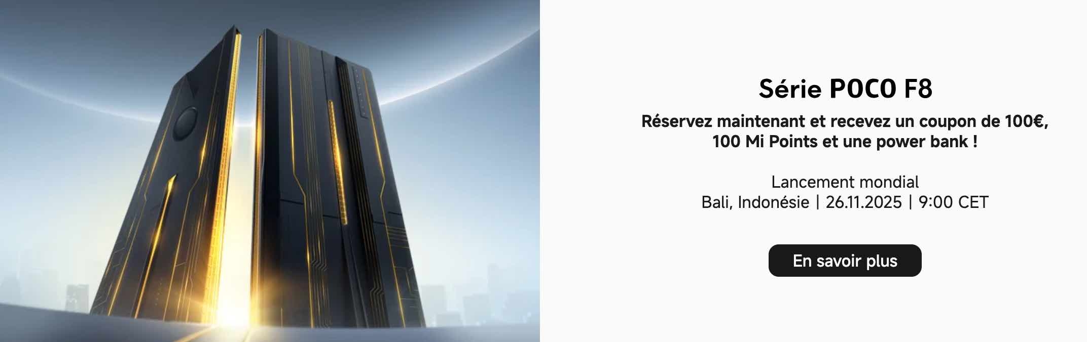 POCO F8 Series pre?commandes