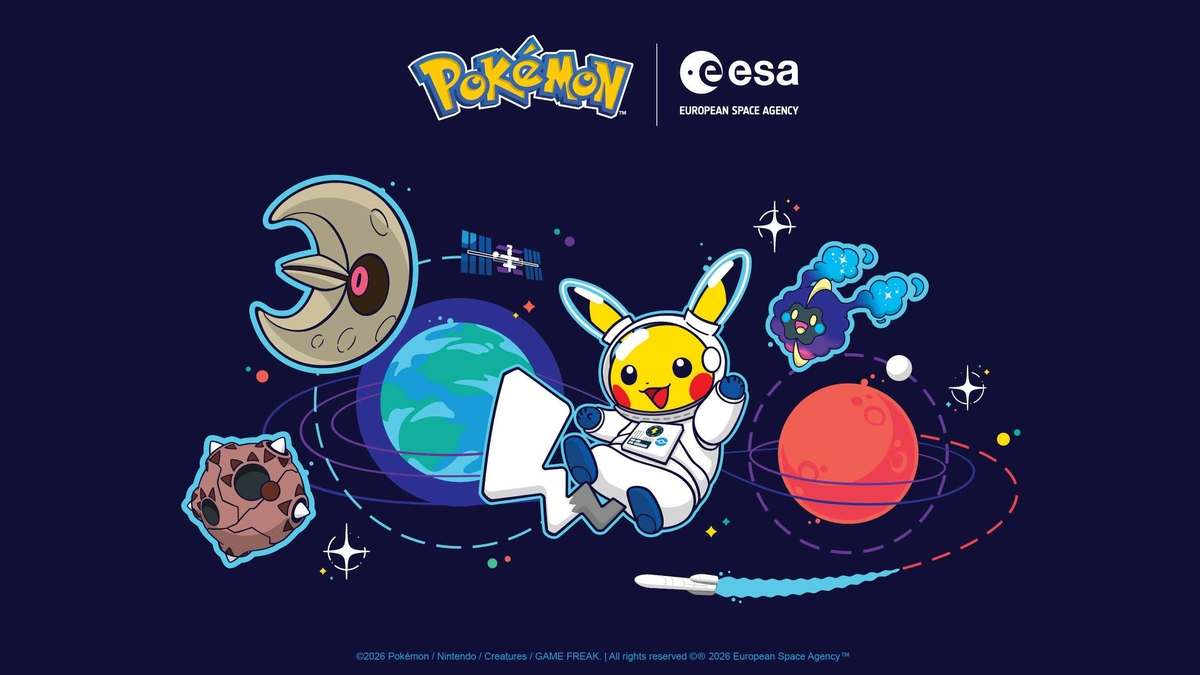 Pokémon partenaire de l'ESA pour célébrer la semaine mondiale de l'espace 2026 !