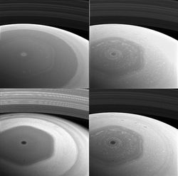Pole nord Saturne