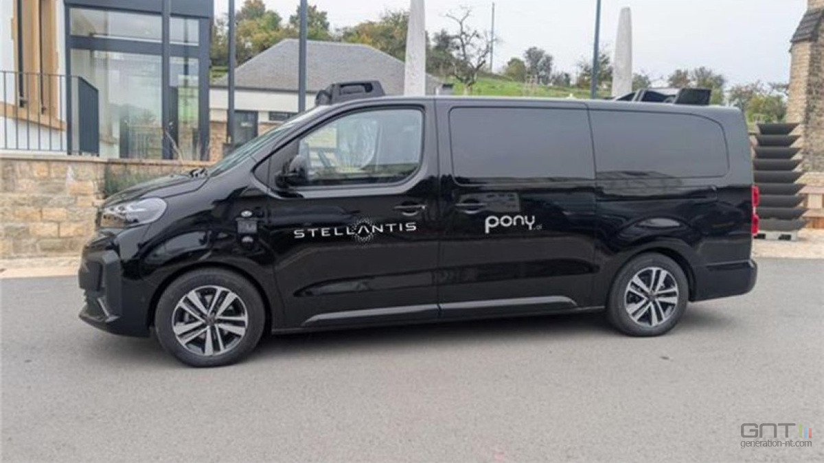 Pony ai stellantis taxi autonome
