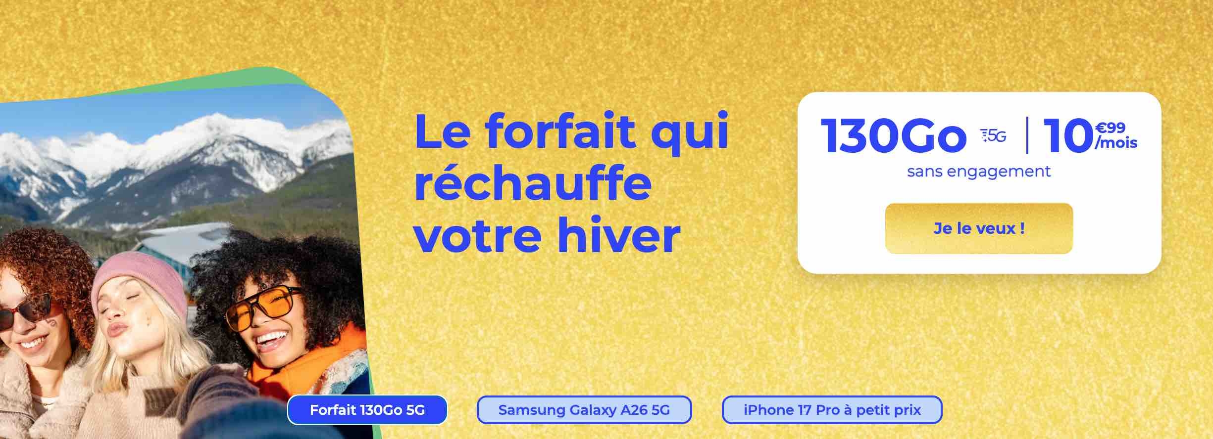 La Poste Mobile 130 Go 5G