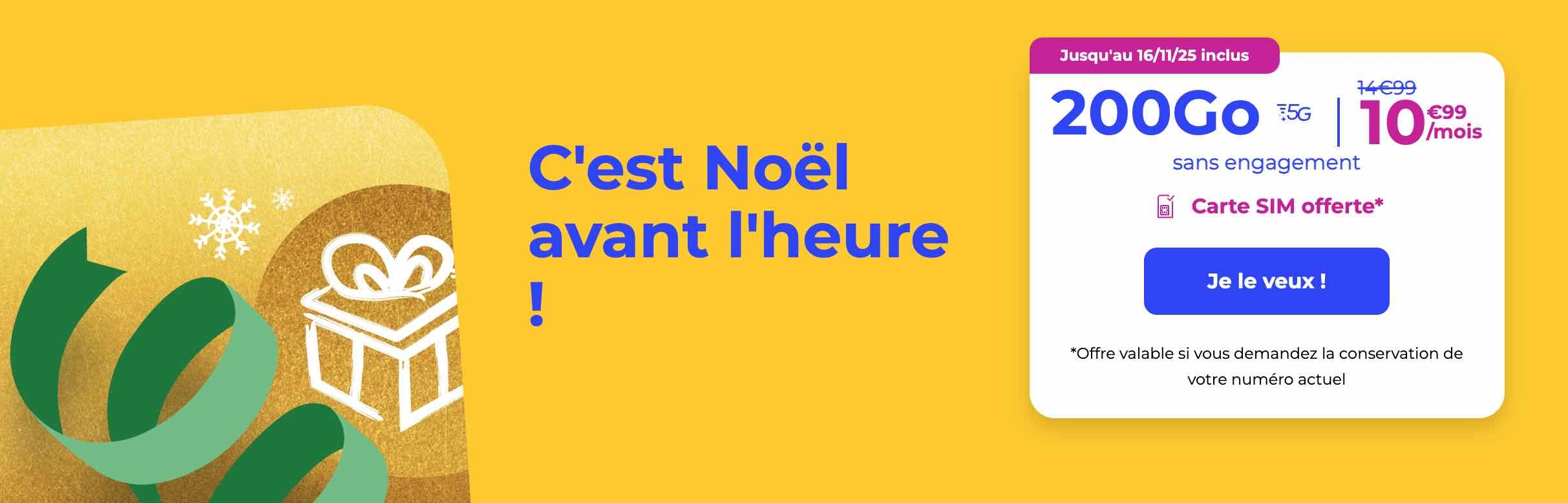 La Poste Mobile  200 Go 5G