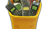 Poubelle de mobiles
