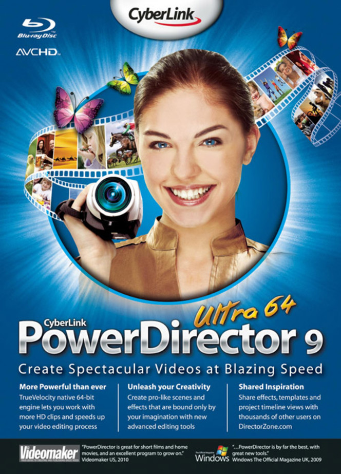 Power Director 9 Ultra boite