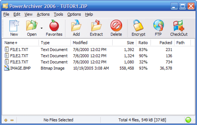 PowerArchiver 2006 version 9.64 (542x343)