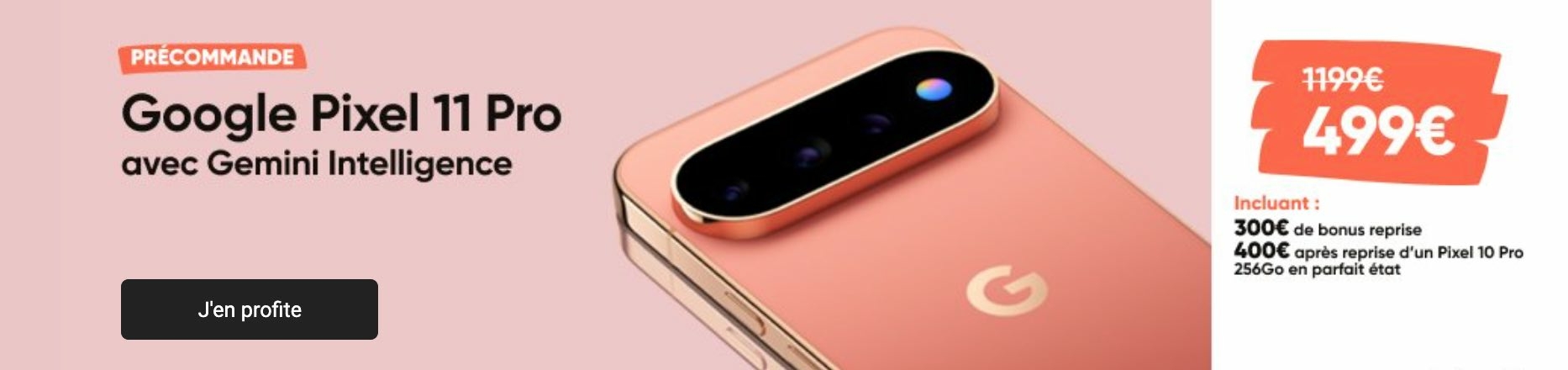 Vorbestellungen für die Google Pixel 11-Reihe Fnac