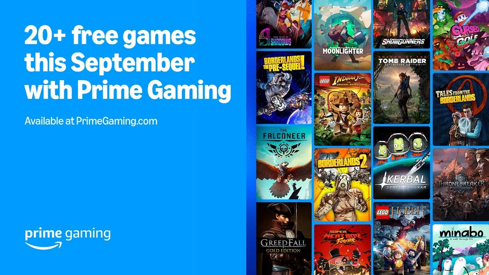 Prime Gaming jeux septembre 2024