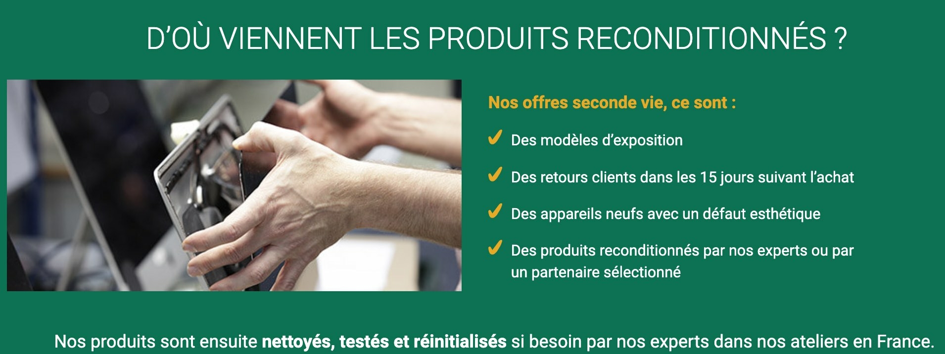 produits reconditionne?s Fnac