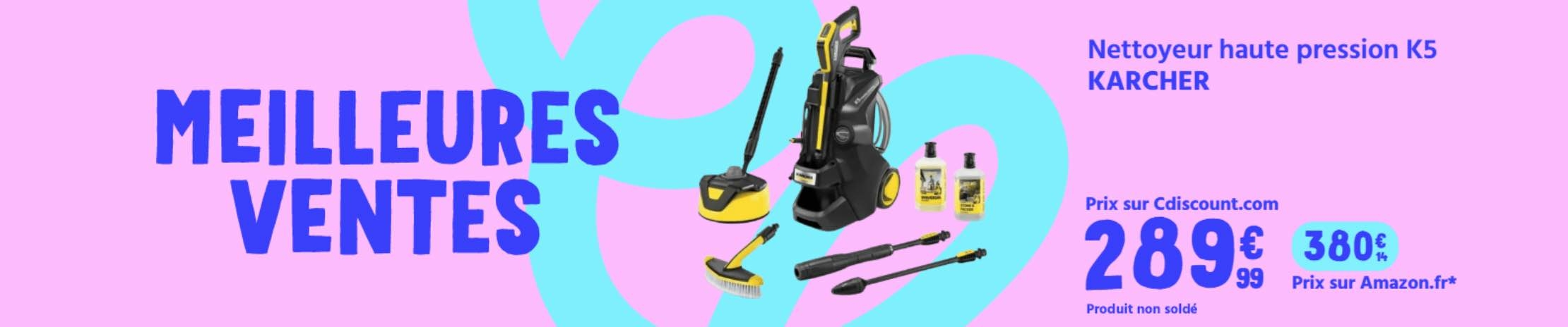promo Cdiscount Karcher K5 Power Control Flex Home&Brush