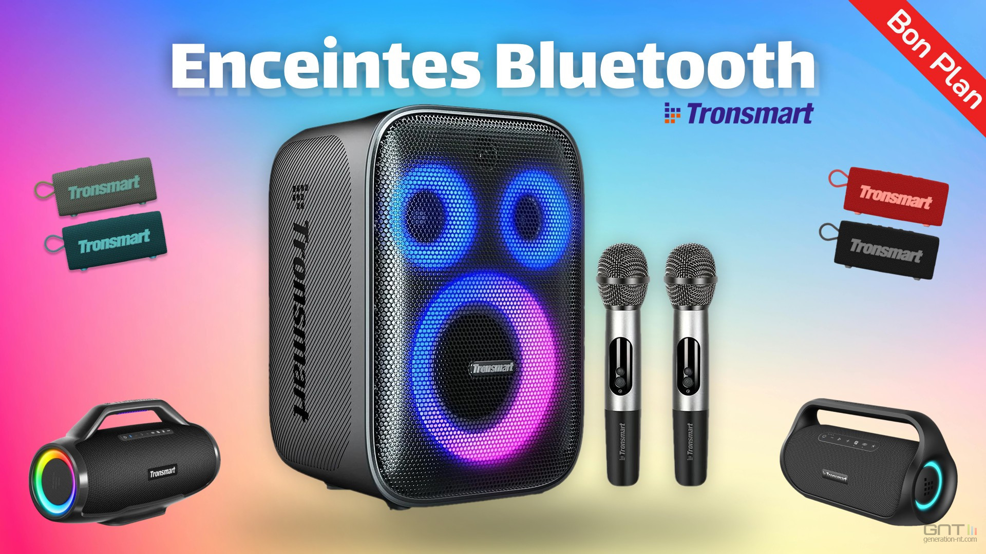 Bons plans enceintes Bluetooth : les modèles Tronsmart à prix réduit