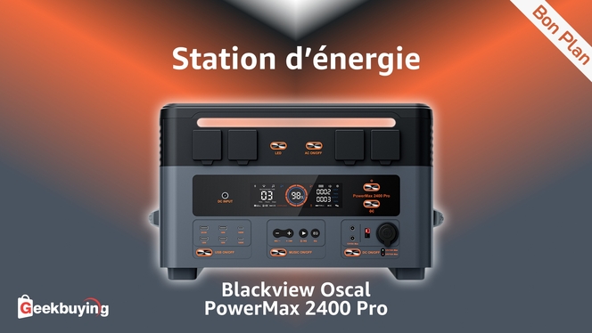 Système solaire de balcon 2 en 1: Blackview Oscal PowerMax 2400 Pro en MEGA promotion