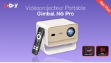 XGODY N6PRO : le vidéoprojecteur portable qui s'installe tout seul en 3 secondes !