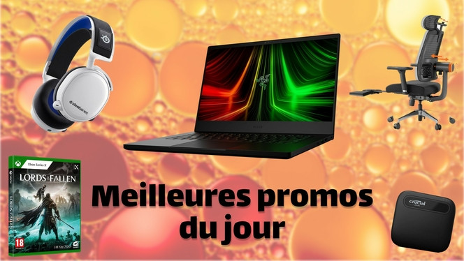Promos - PC Razer Blade 14 - SSD externe Crucial X6