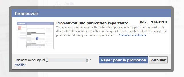 promouvoir facebook