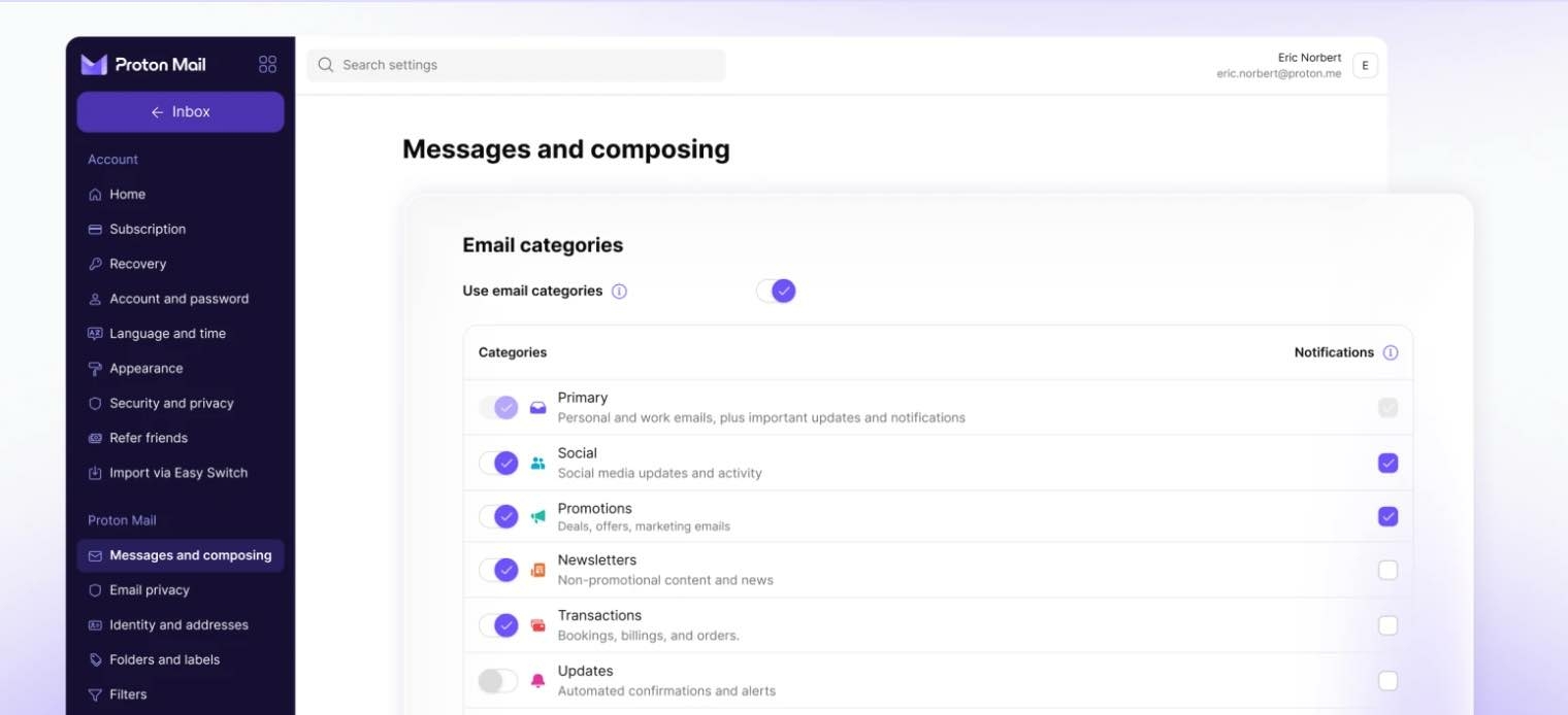 Proton Mail tri automatique (2)