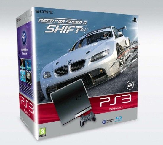 PS3 Slim 250 Go - bundle Need for Speed Shift