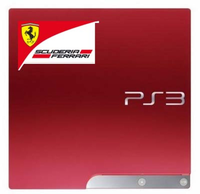 PS3 Slim Rouge - Ferrari