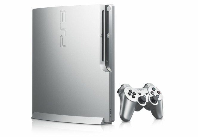 PS3 Slim Satin Silver (2)