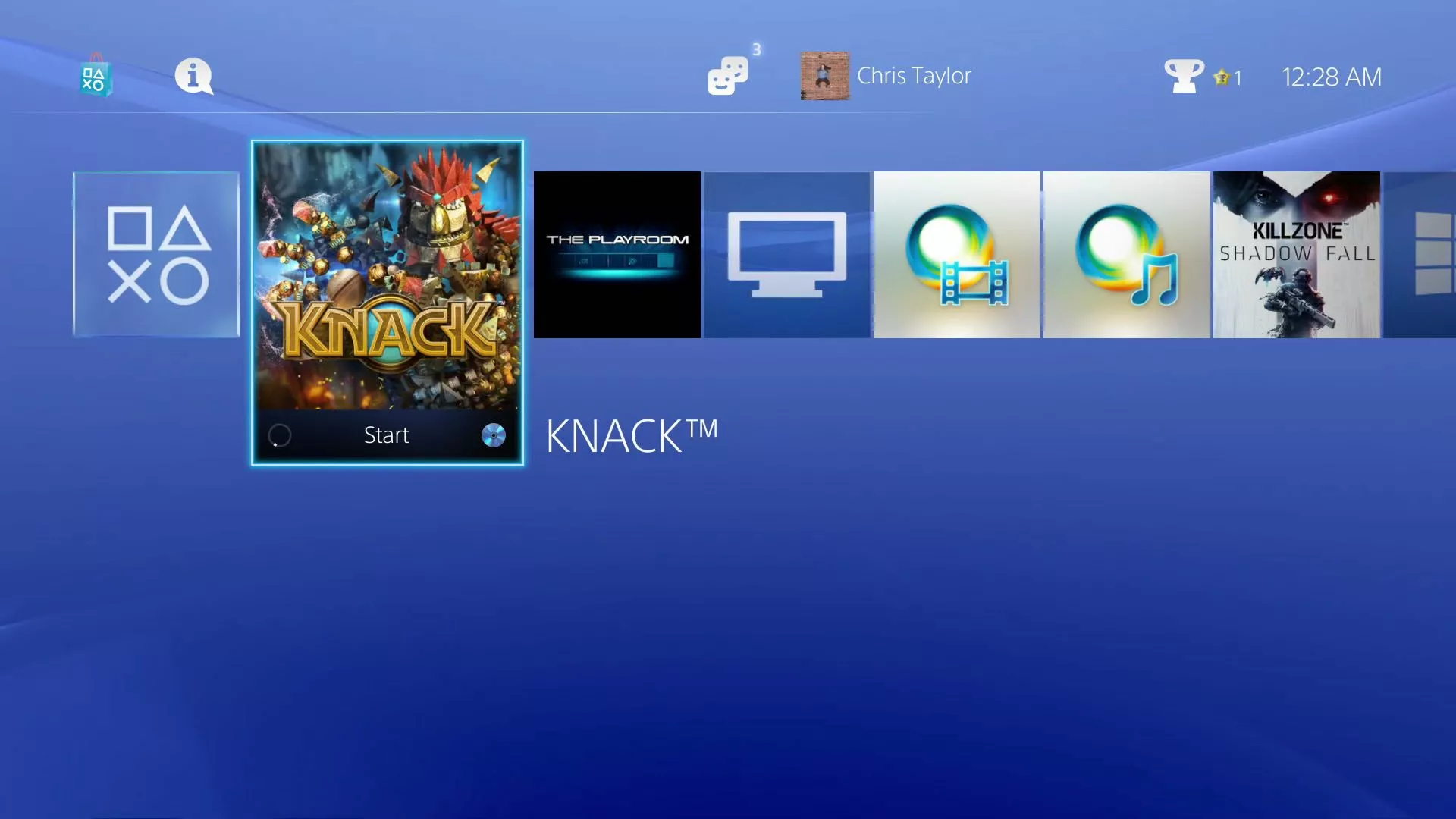 PlayStation 4 : menus de l'interface en vidéo et images