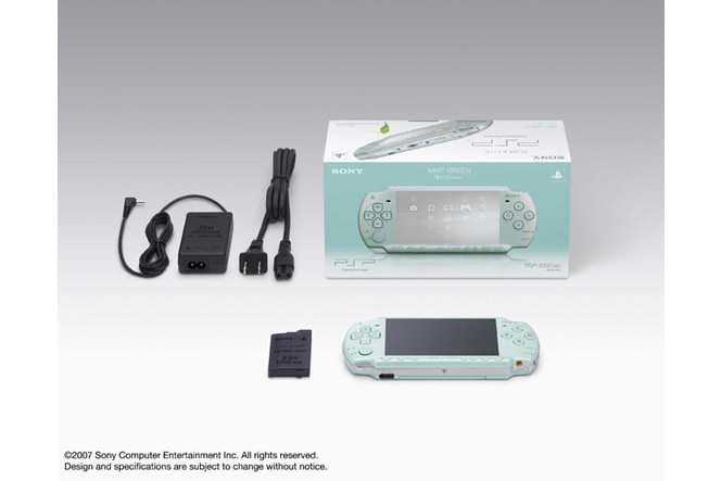 PSP Slim & Lite Mint Green - 1
