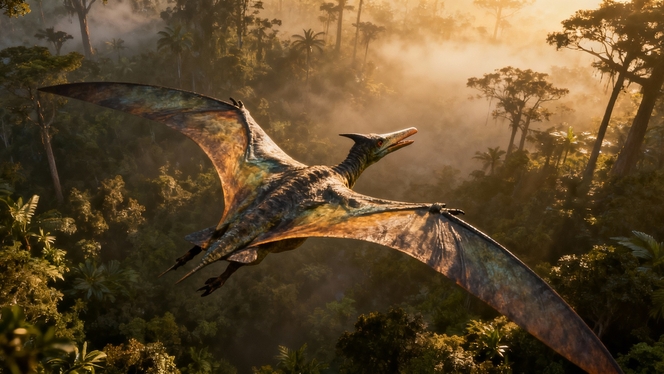 pterosaure illustration IA