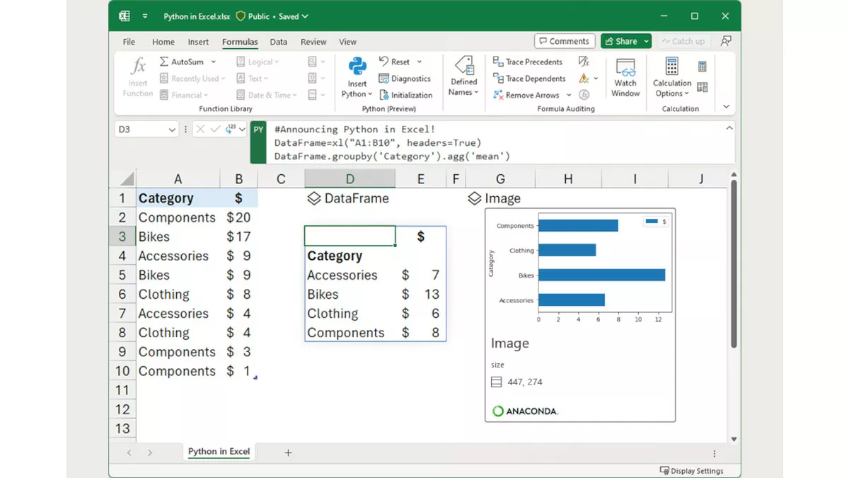 Microsoft 365 : la surprise de Microsoft avec Python et Excel