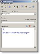 QuickMessenger : bénéficier d'une messagerie instantanée interne
