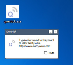 Qwertick : le son d’une machine à écrire sur votre PC