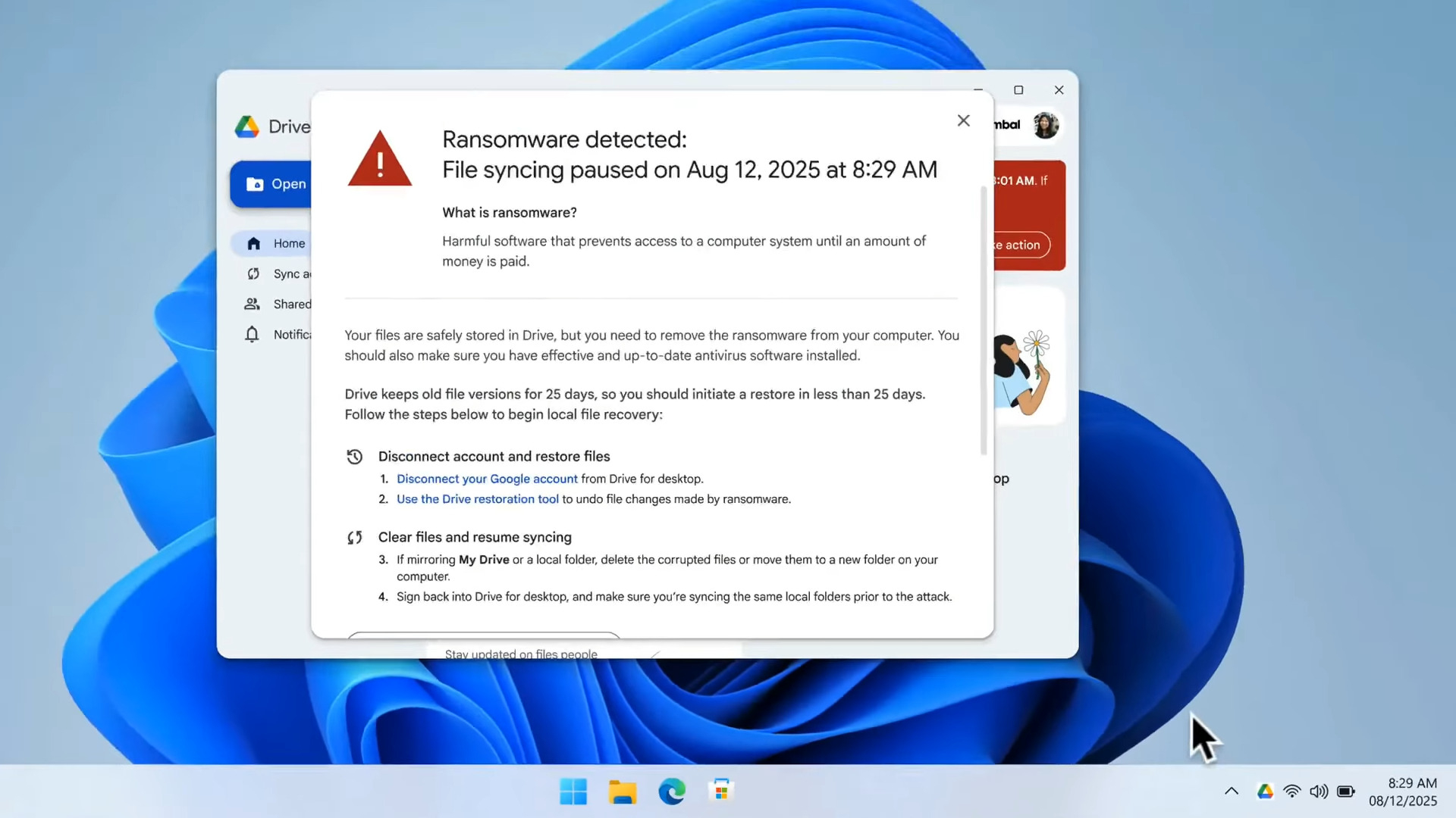 ransomware-google-drive-windows-alerte