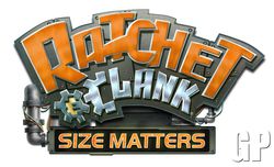 Ratchet clank size matters logo