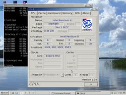 ReactOS CPU-Z