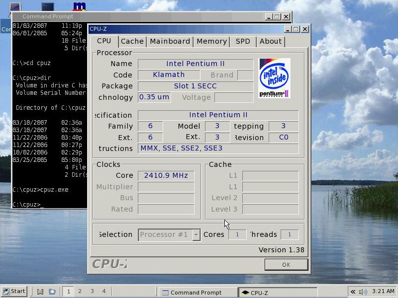 ReactOS CPU Z