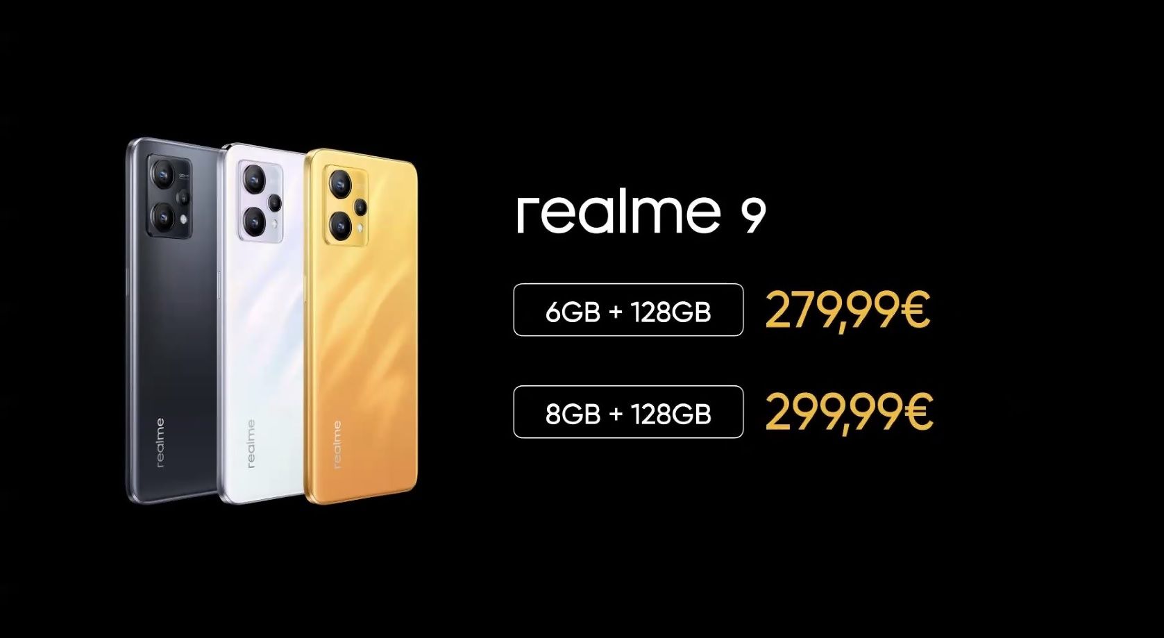 Realme 9 4G prix