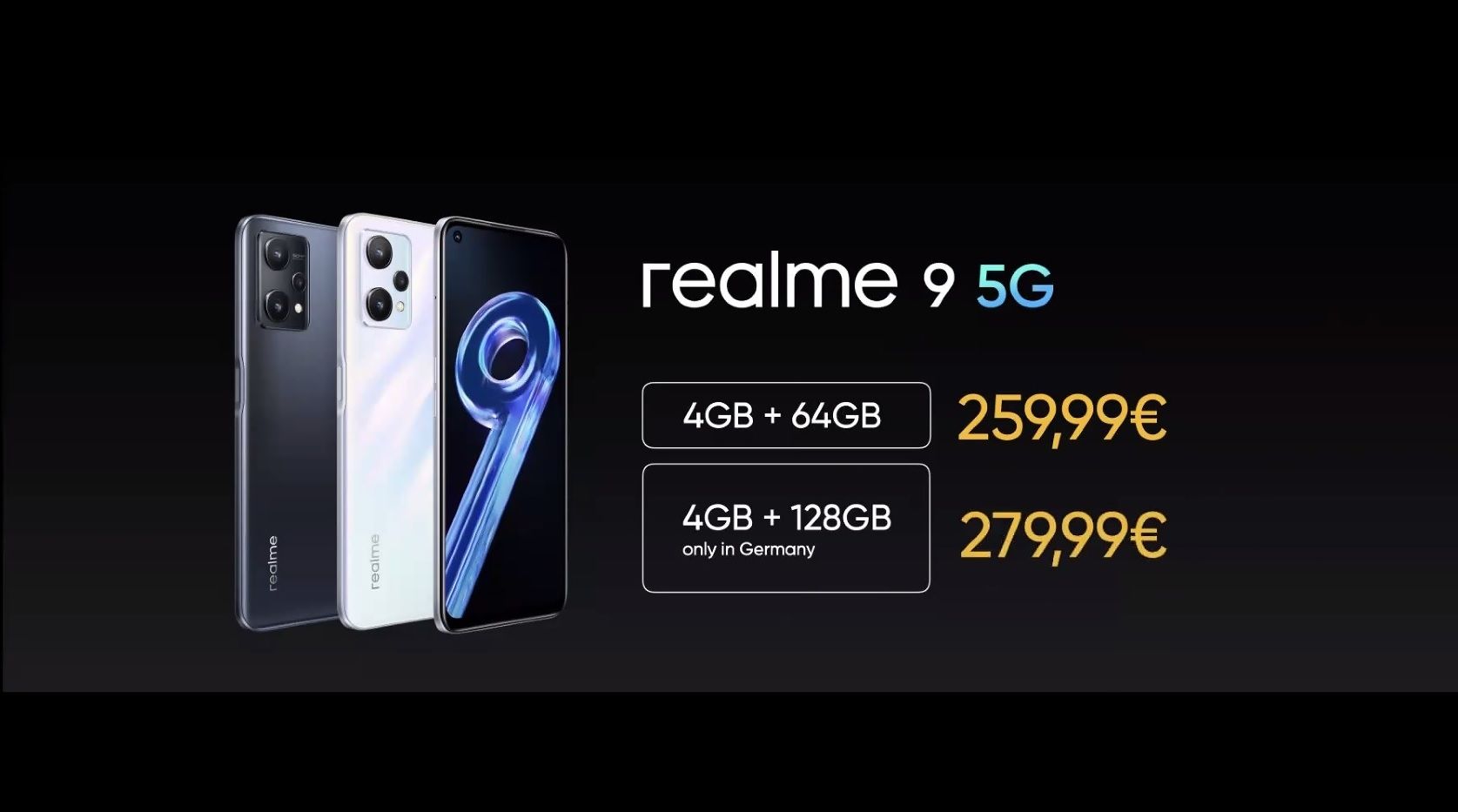 Realme 9 5G prix