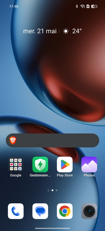 realme GT 7 ecran accueil
