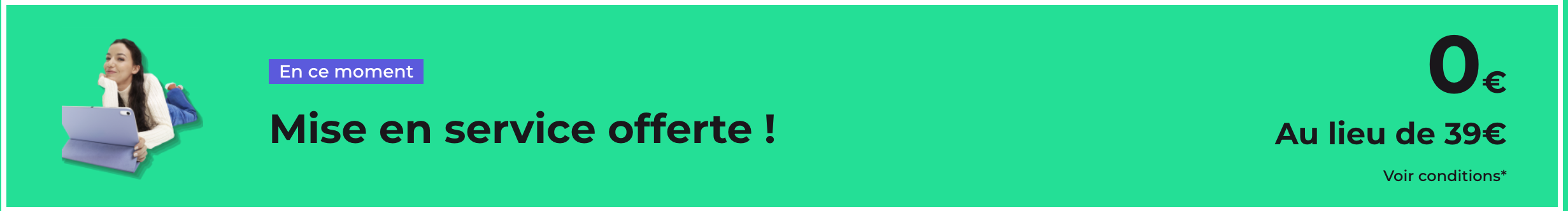 RED Box Fibre-  mise en service offerte