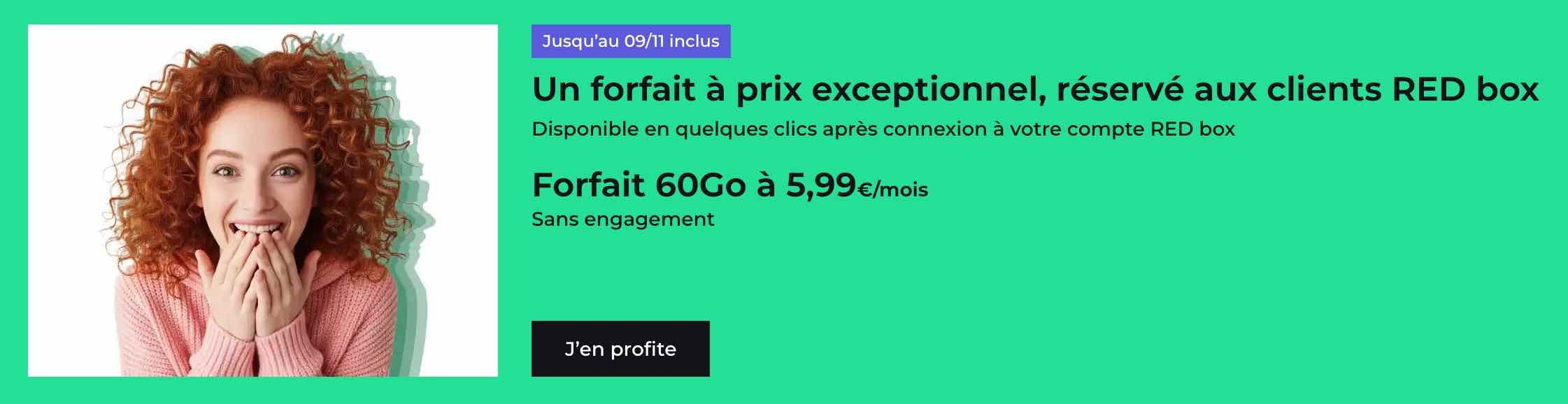 RED by SFR 60 Go : l'offre à 5,99 € exclusive pour les clients Box ...