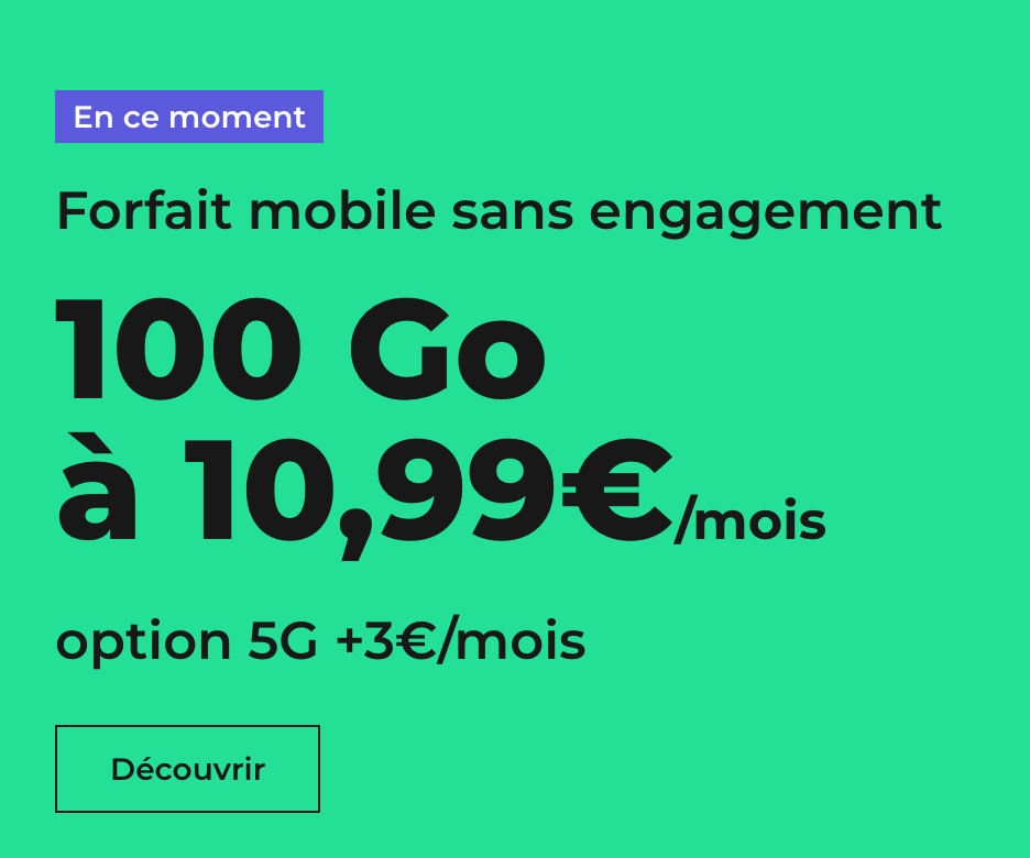red by sfr forfait 100 go
