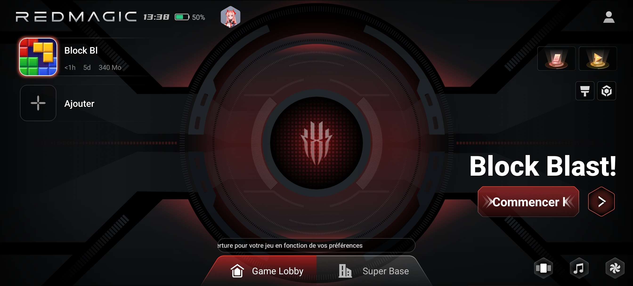 Redmagic 10s Pro interface gaming 02