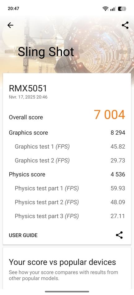 Redmi 14 Pro Plus 3DMark Sling Shot