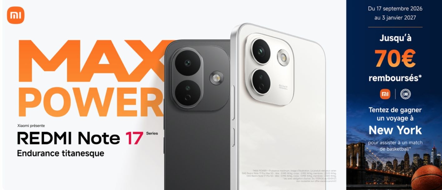 Cashback der REDMI Note 17-Serie