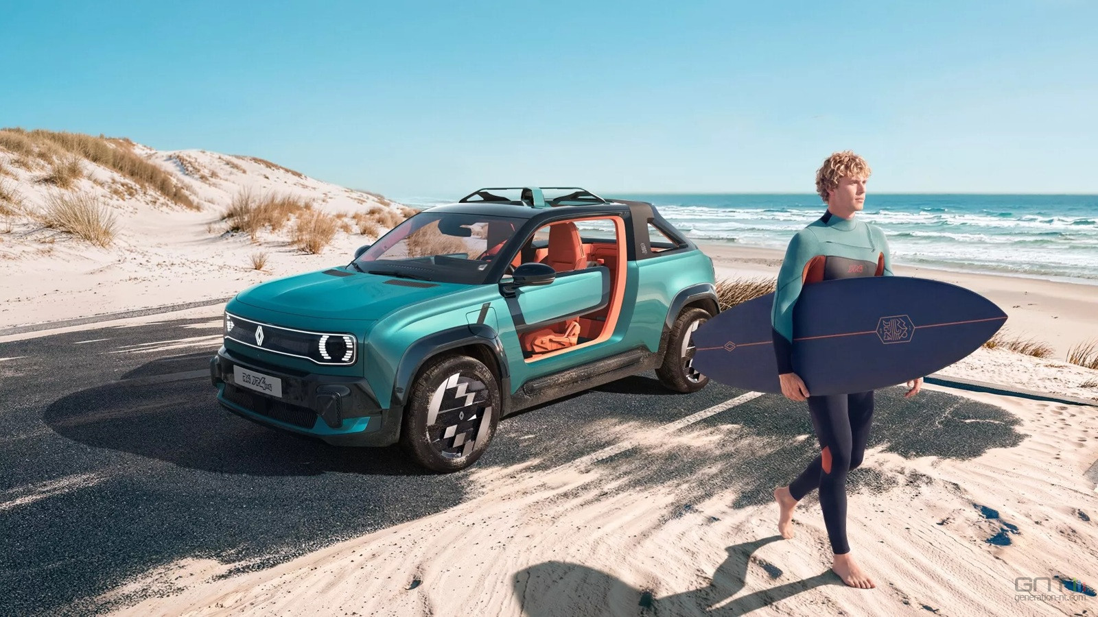 Renault réinvente la 4L de plage avec le concept JP4x4 électrique