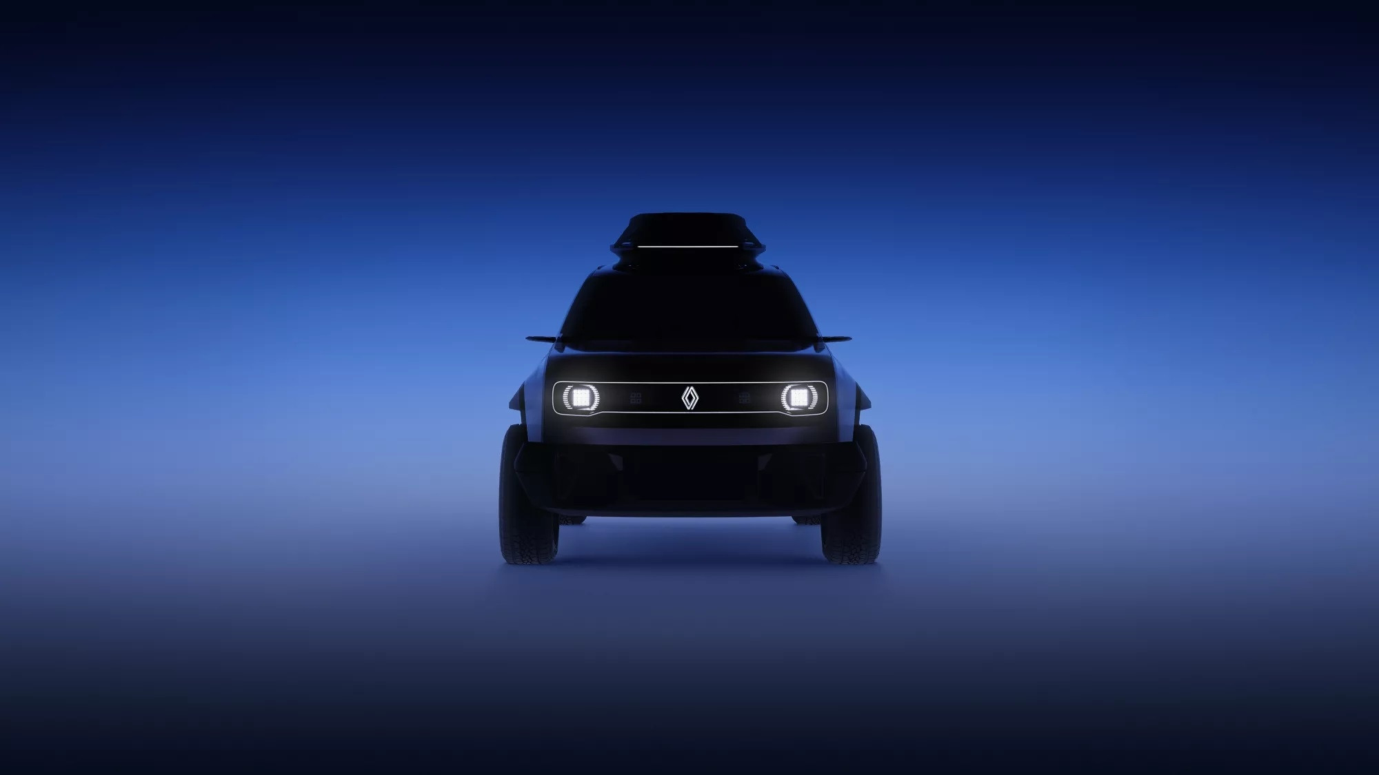 Renault 4 SUV concept electrique face