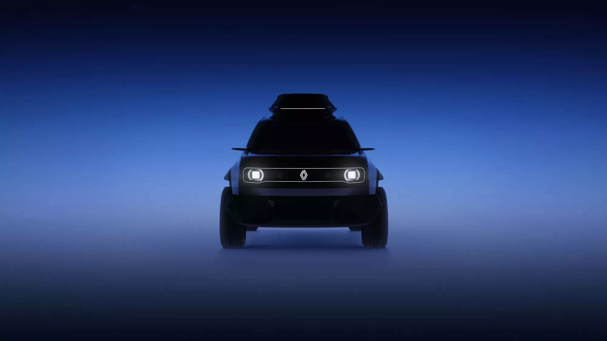 Renault 4 SUV concept electrique face