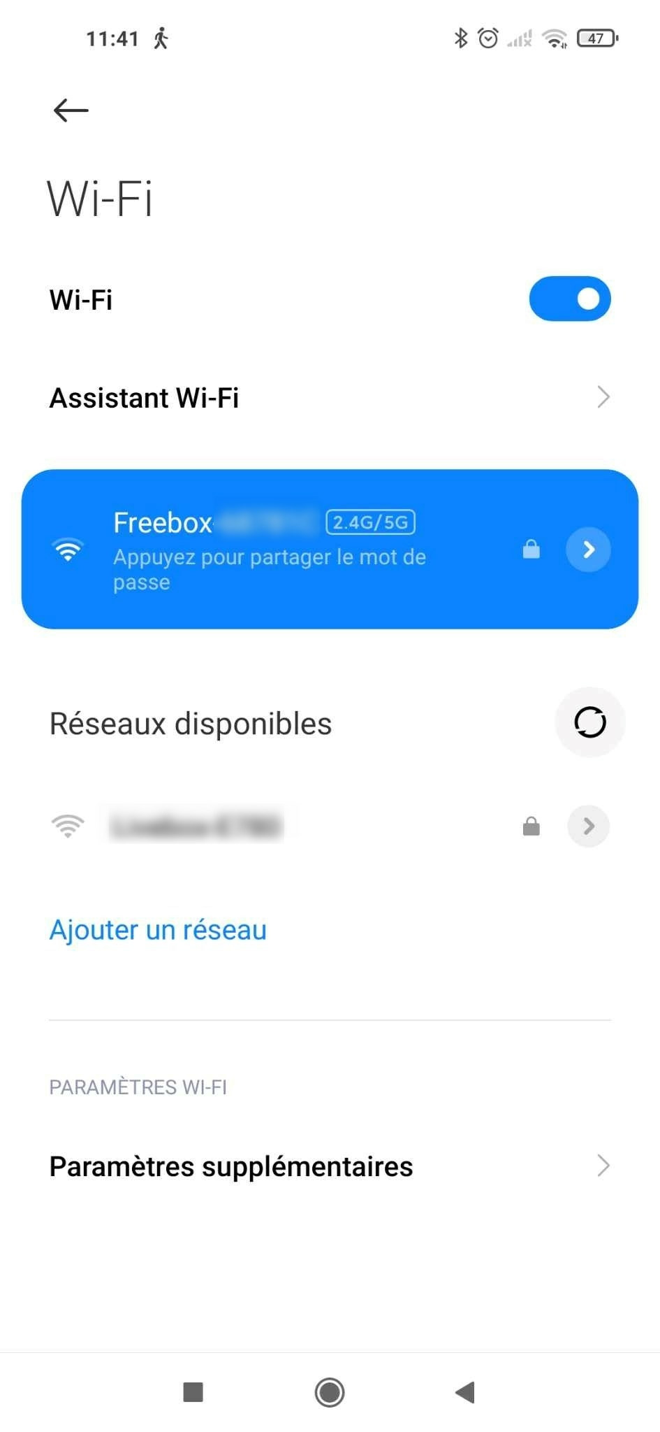 reseau wifi android 1