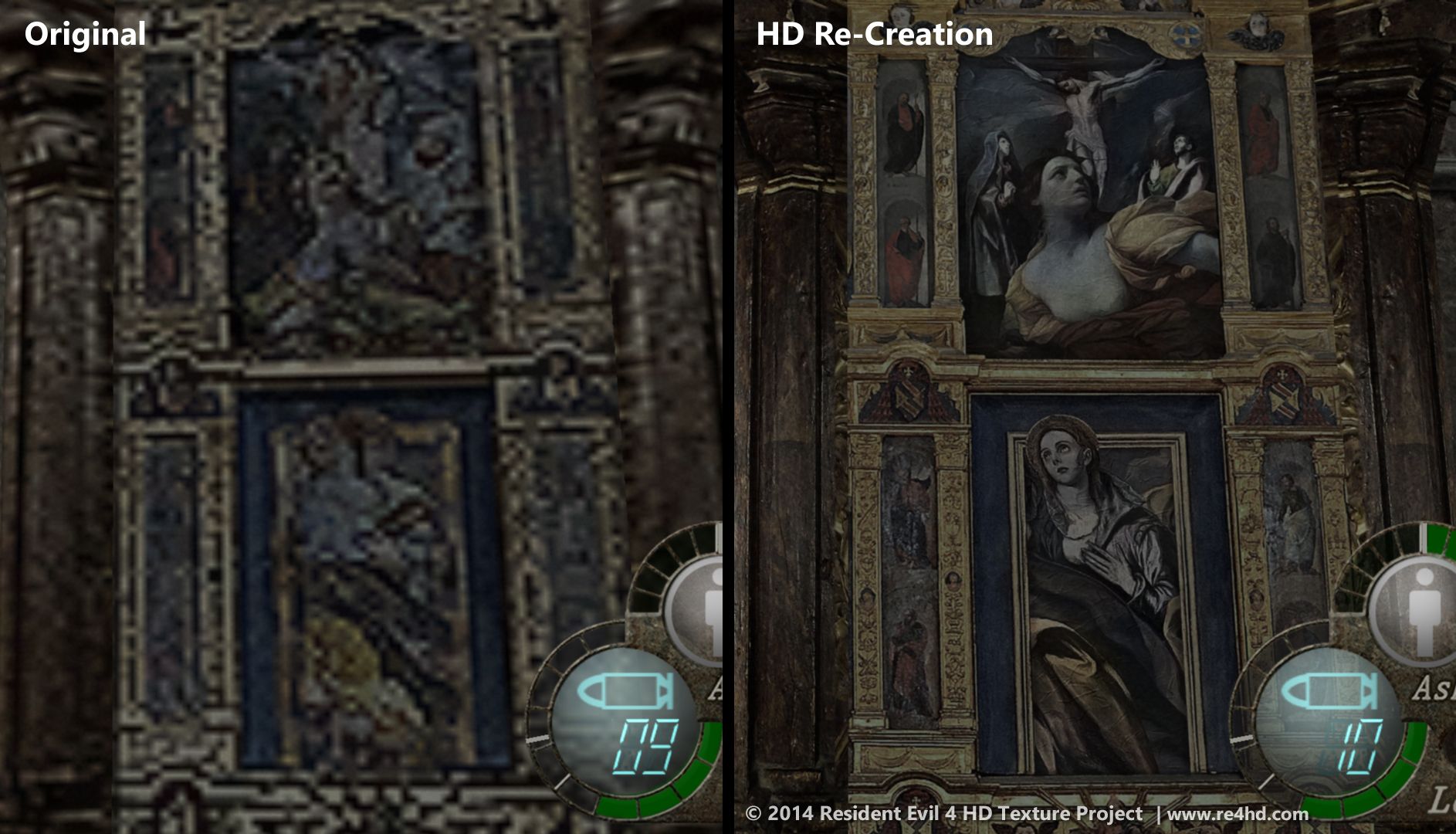 Resident Evil 4 HD Project - comparatif 2